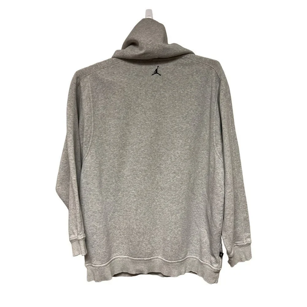 Nike Air Jordan Grey Hooded Sweatshirt Hoodie Men's Size XL